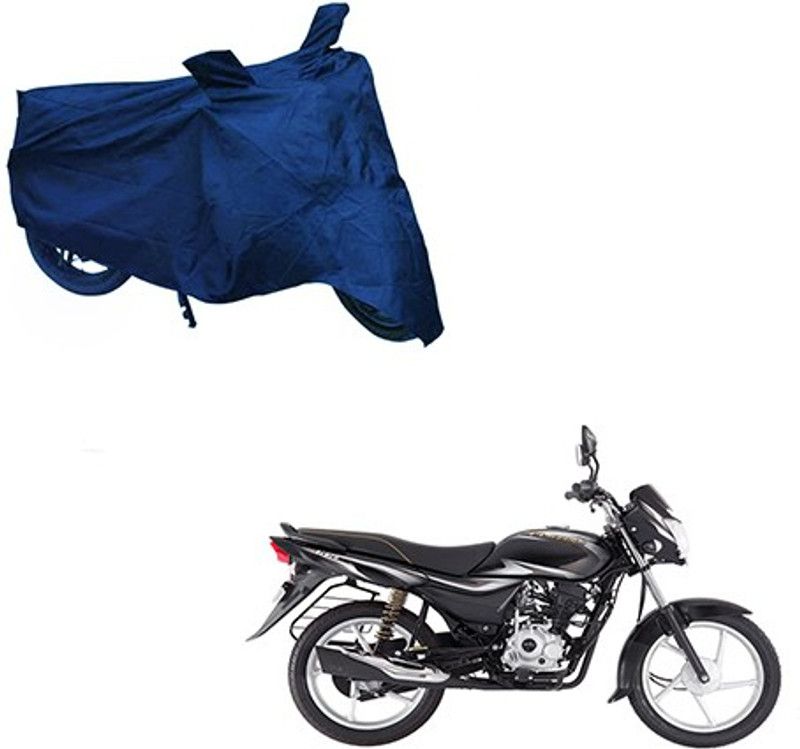THE REAL ARV Waterproof Two Wheeler Cover for Bajaj  (Platina 100 DTS-i, Blue)