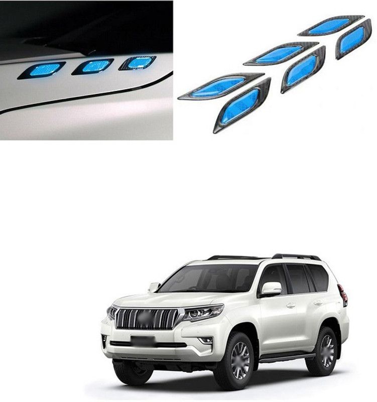PRTEK Plastic Car Bumper Guard  (Blue, Pack of 6, Toyota, Land Cruiser)