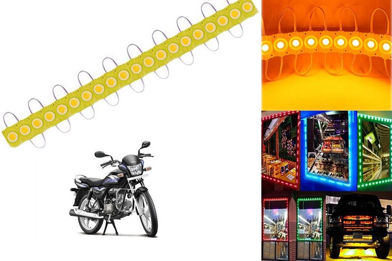 SHOP4U Yellow LED Module Waterproof Lights for Hero Super Splendor Back Up Lamp, Brake Light, Dash Light, Interior Light, License Plate Light, Parking Light Motorbike LED for Hero (12 V, 15 W)  (Splendor Pro Classic, Pack of 20)
