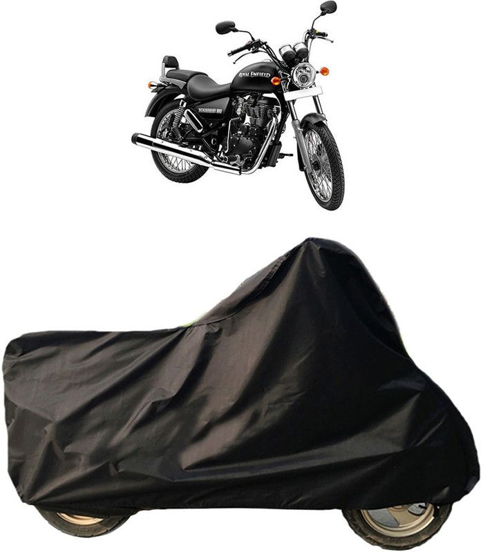 ACTOVISH Two Wheeler Cover for Royal Enfield  (Thunderbird 350, Black)