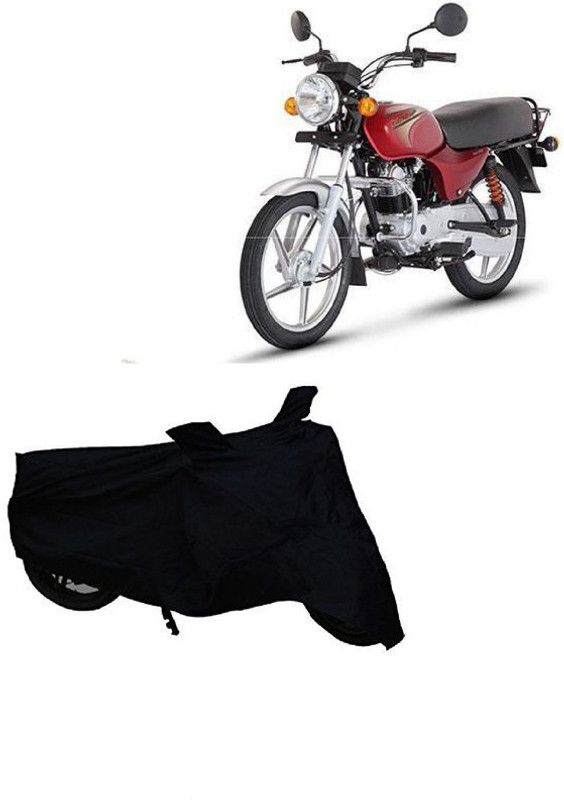 BIKECOVER Two Wheeler Cover for TVS  (Scooty Pep+, Black)