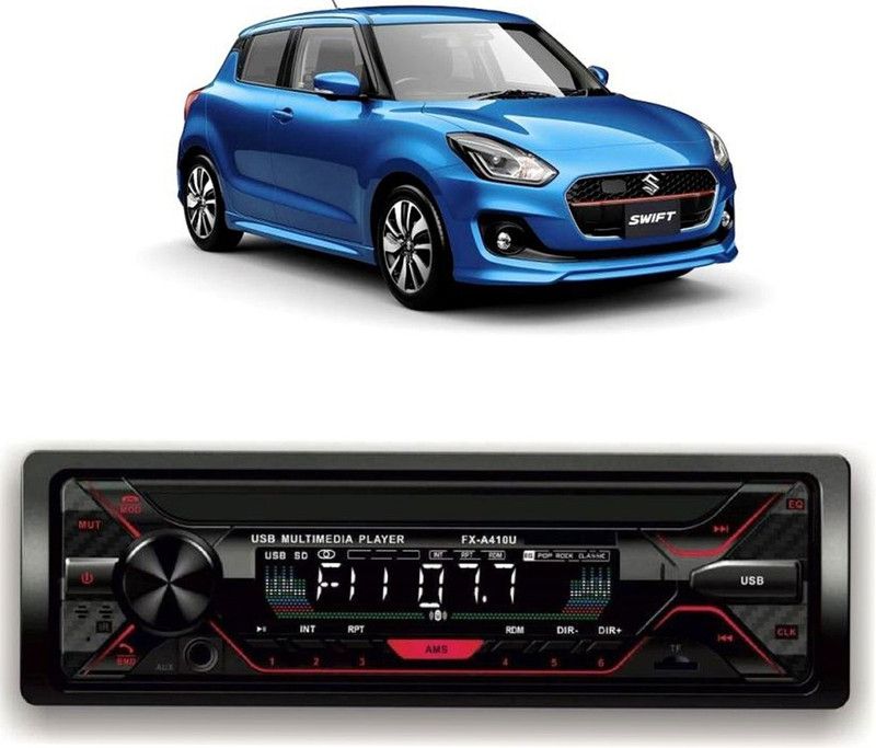 Purpleheart Car Stereo FX- A100U Car Stereo with Bluetooth, USB, SD Card , Aux P-344 Car Stereo  (Single Din)