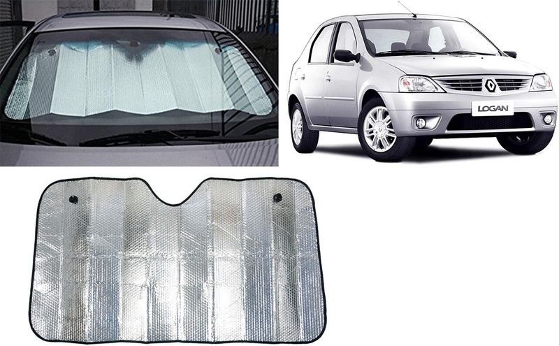 FINCOSTA Dashboard Sun Shade For Mahindra Logan  (Silver)