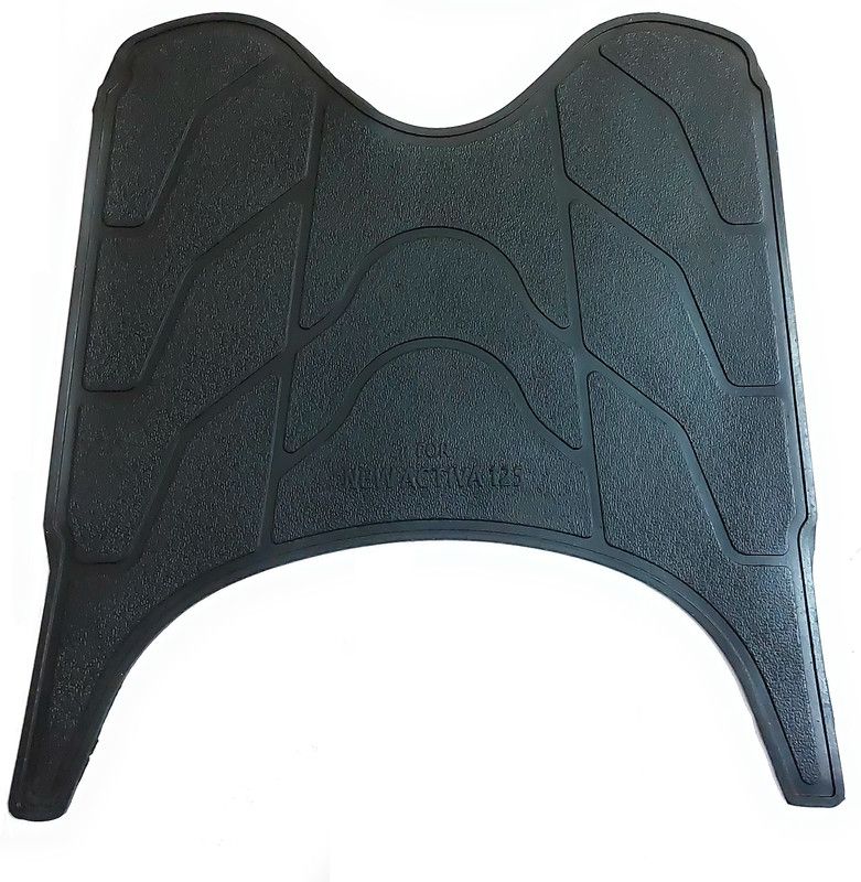 Zealsy Activa 125 Black Foot Mat Honda Activa 125 Two Wheeler Mat