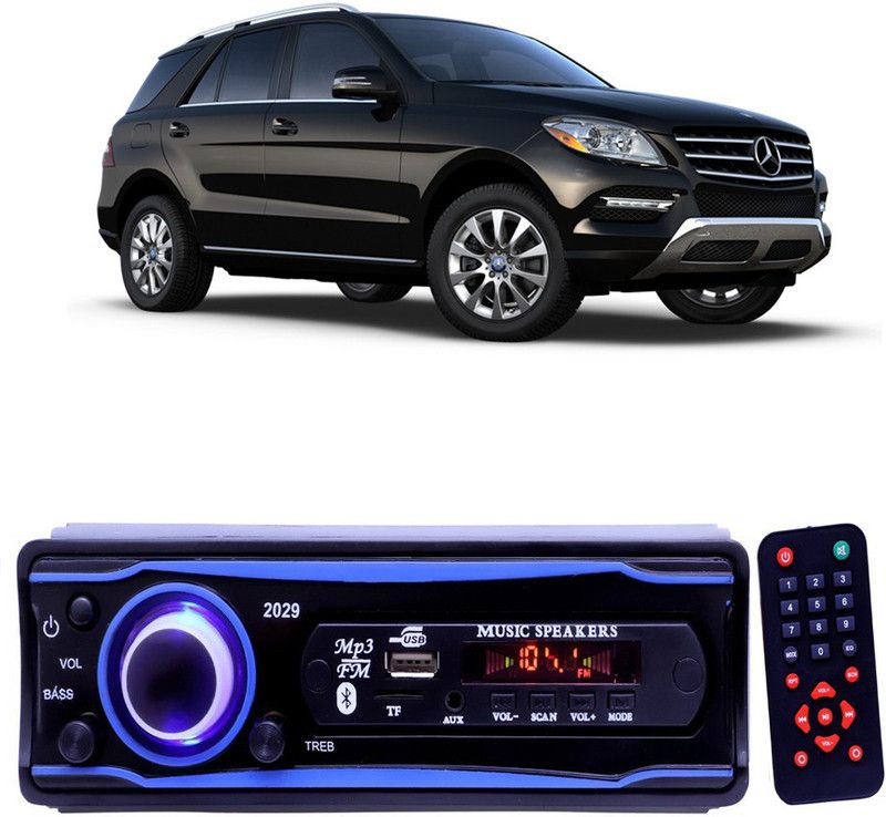 YUNEIK Blue 2029 USB/AUX/SD/BLUETOOTH/FM/MP3 BOOM MASTER STANDARD- Y 403 Car Stereo  (Single Din)
