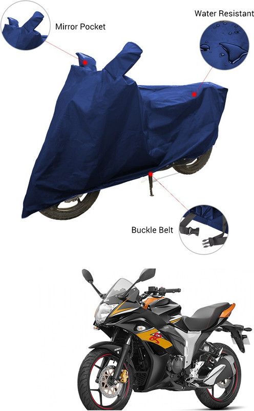 SS FOR YOUR SMART NEEDS Two Wheeler Cover for Suzuki  (Gixxer Special Edition, Blue)