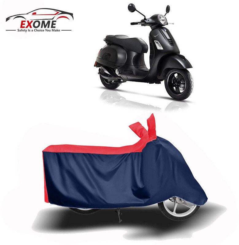 EXOME Two Wheeler Cover for Vespa  (Urban Club, Red, Blue)
