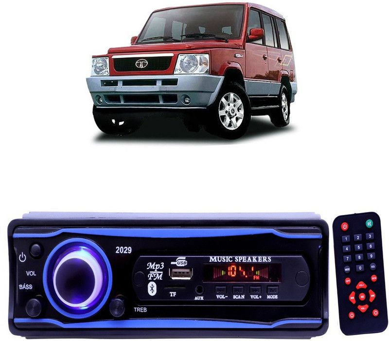 Genipap Blue 2029 USB/AUX/SD/BLUETOOTH/FM/MP3 BOOM MASTER STANDARD- G 543 Car Stereo  (Single Din)