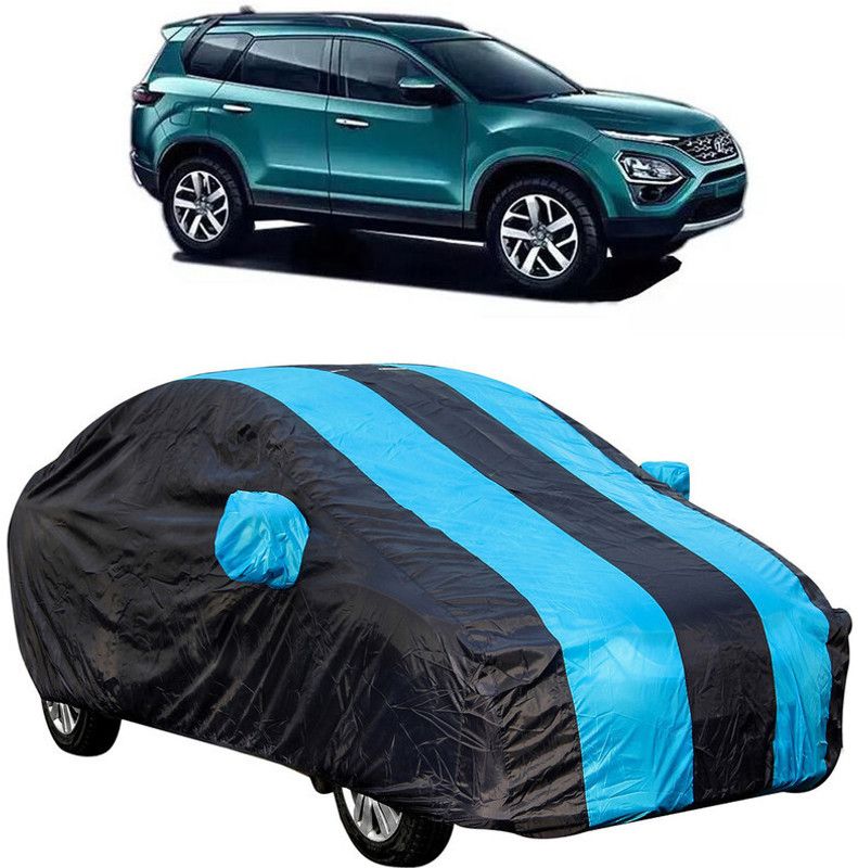 AutoTiger Car Cover For Tata Gravitas (With Mirror Pockets)  (Black, Blue)
