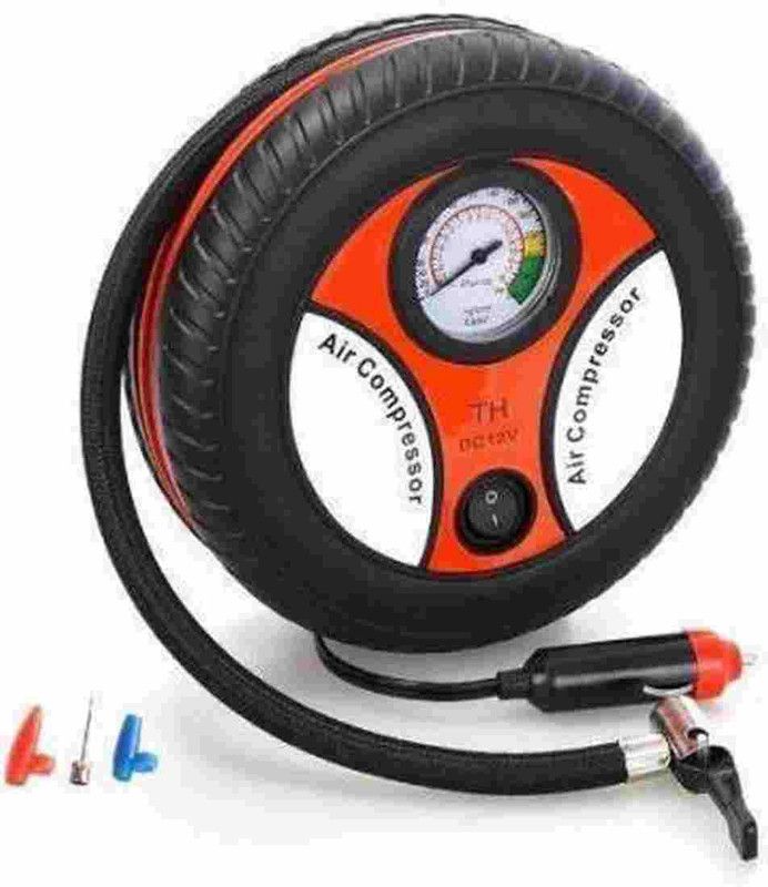 TRIDEVI ENTERPRISE 260 psi Tyre Air Pump for Car & Bike