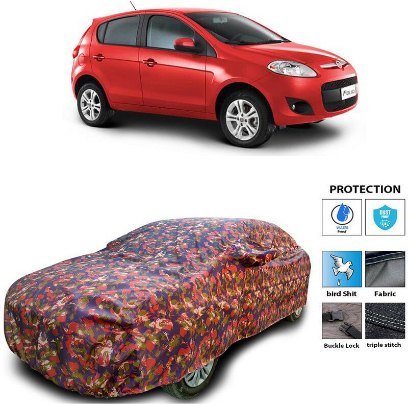 AutoTiger Car Cover For Fiat Palio (With Mirror Pockets)  (Multicolor)