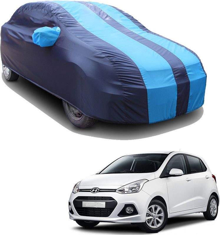SS FOR YOUR SMART NEEDS Car Cover For Hyundai Grand i10 Nios Sportz Petrol (With Mirror Pockets)  (Blue, Blue)
