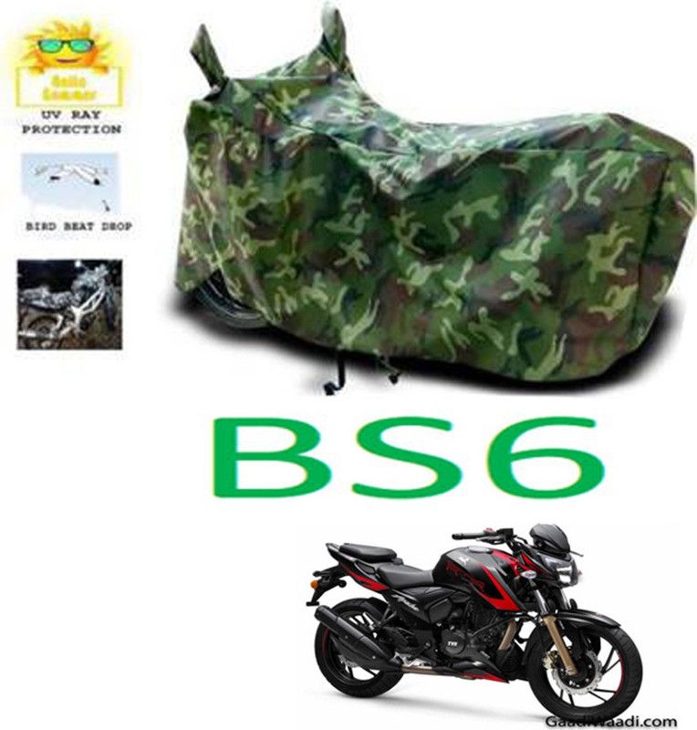 RONISH Waterproof Two Wheeler Cover for TVS  (Apache RTR 160, Multicolor)