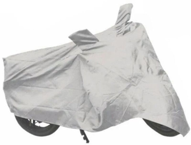 ELECTRIBLES Two Wheeler Cover for Hero  (Karizma ZMR, Silver)