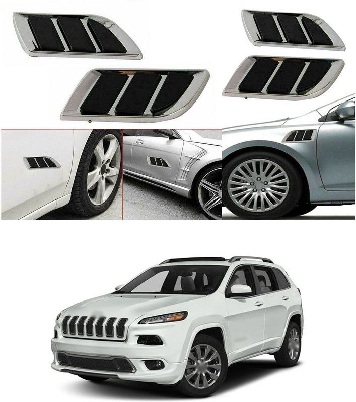 PECUNIA Car Hood Vent Exterior Side Scoop Hood Cover,Exterior Hood Air Vent Trim 11 Matte, Glossy Honda Universal For Car Side Garnish