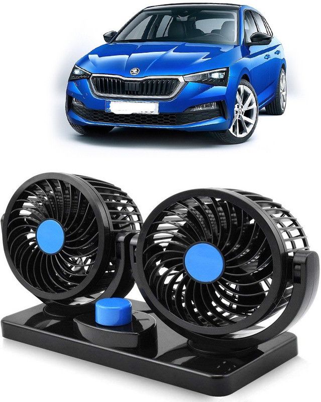 Amulite Car Fan 12V 360 Head 2 Speed Quiet Strong for All Auto Vehicles-CF587 Car Interior Fan  (12 V)