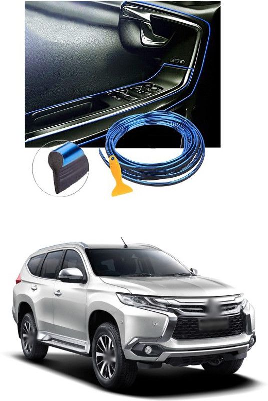 PECUNIA Car Interior Trim Strips-16.4ft/5M Universal Car Gap Fillers Automobile Moulding Line Decorative Accessories DIY Flexible Strip Garnish Accessory with Installing Tool (blue)e158 Car Beading Roll For Bumper, Trunk  (5 m)