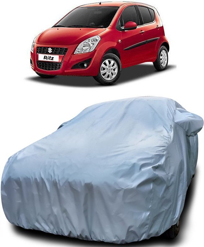 CoNNexXxionS Car Cover For Maruti Suzuki Ritz (With Mirror Pockets)  (Silver)