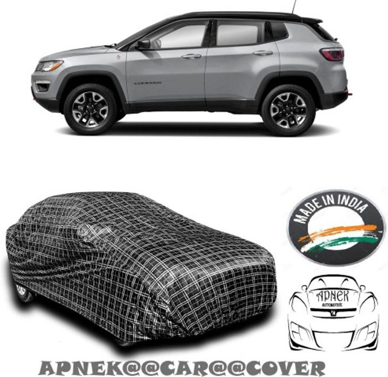 APNEK Car Cover For Jeep Compass Facelift (With Mirror Pockets)  (Multicolor)