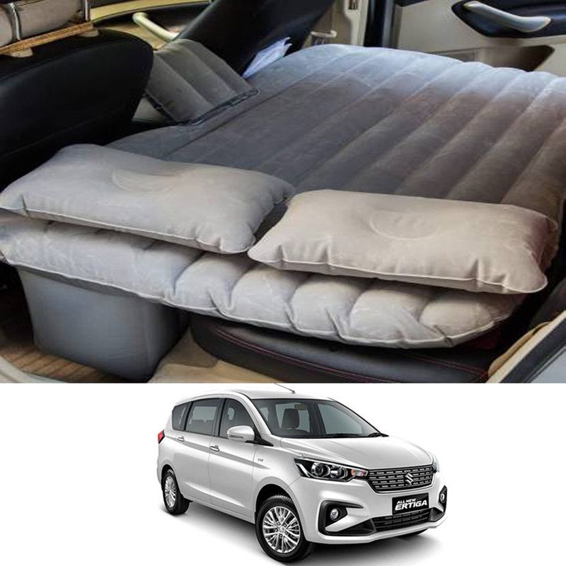 RKPSP Silver Inflatable Bed For Ertiga New Universal For All Models Car Inflatable Bed