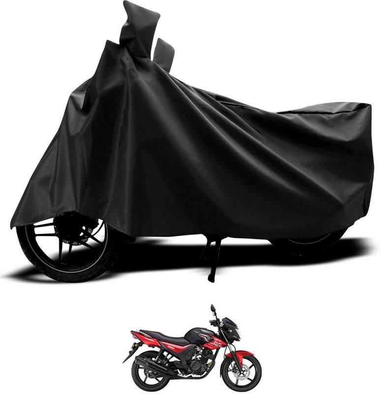 GOSHIV-car and bike accessories Two Wheeler Cover for Yamaha  (SZ R, Black)