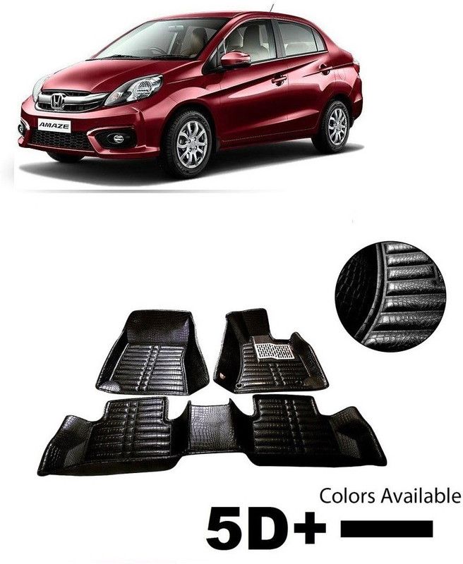 arneja trading company Polyutherine 5D Mat For Honda Amaze  (Black)