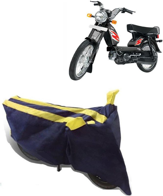 MoTRoX Two Wheeler Cover for TVS  (Heavy Duty Super XL, Yellow)