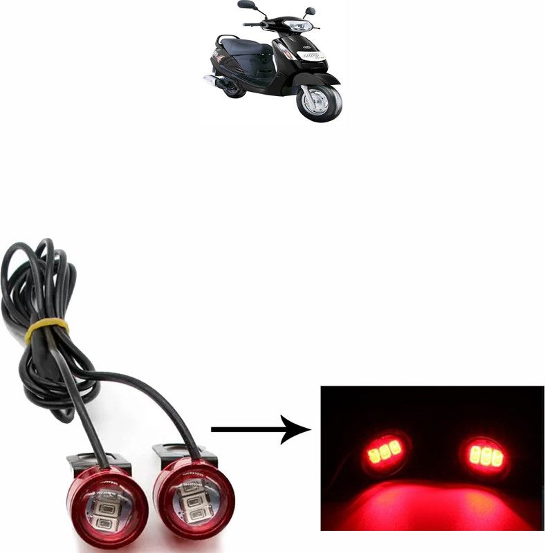 Vagary WATERPROOF BLINKING LIGHT WITH 3 MODES-172 Brake Light, Tail Light, License Plate Light, Parking Light Motorbike LED for Mahindra (12 V, 10 W)  (Duro DZ, Pack of 2)