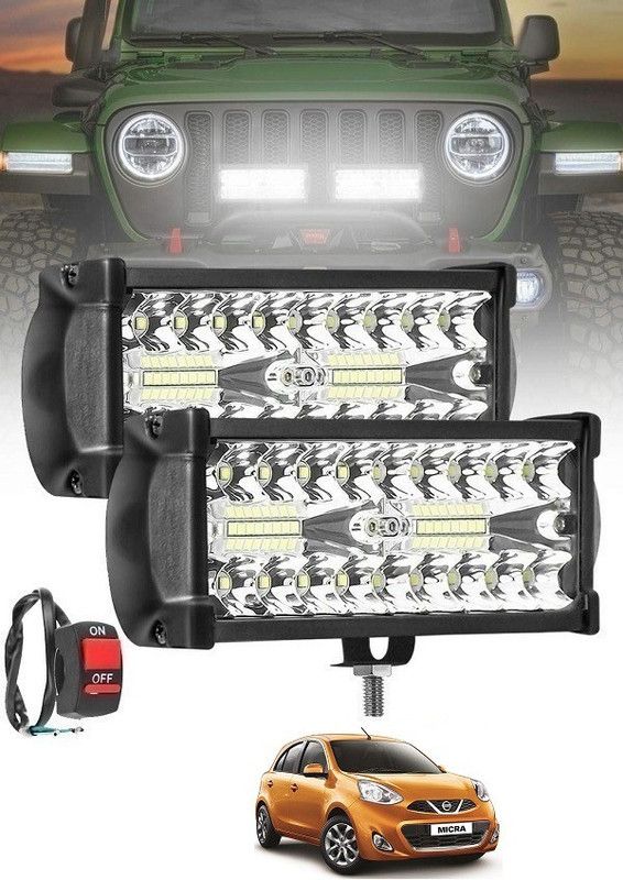 RS ENTERPRISES CARS LED Fog Lamp Unit for Nissan Micra
