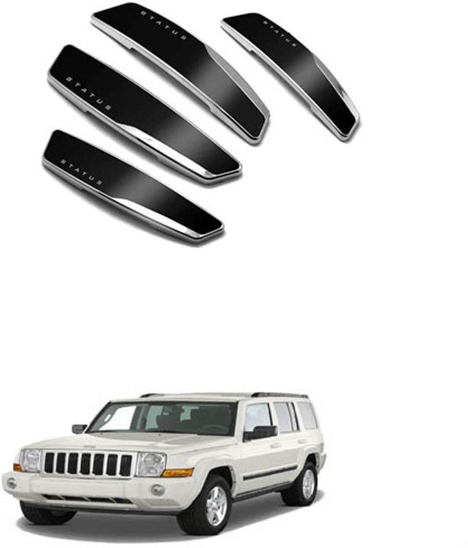 APICAL Plastic Car Door Guard  (Black, Pack of 4, Universal For Car, Universal For Car)