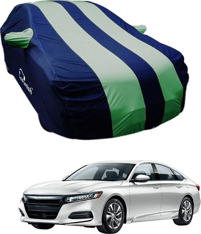 AutoFurnish Car Cover For Honda Accord (With Mirror Pockets)  (Blue, Green)
