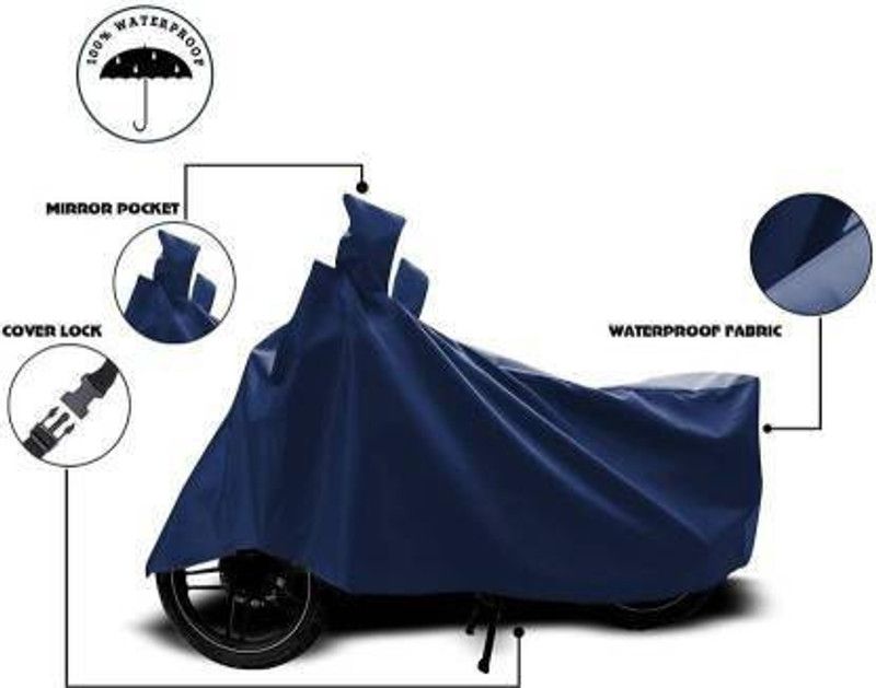 Amarud Waterproof Two Wheeler Cover for Bajaj  (Pulsar 180F, Blue)