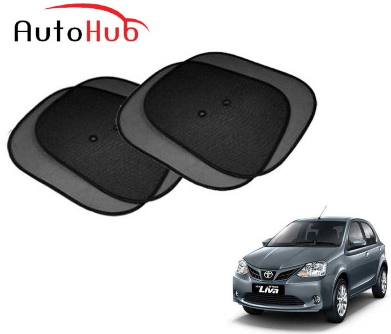 Auto Hub Side Window Sun Shade For Toyota Etios Liva  (Black)