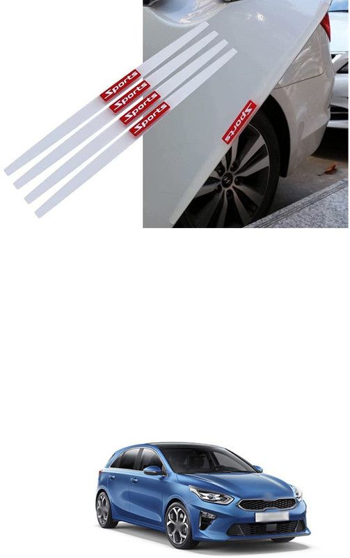 XZRTZ Car Side Door Edge Bumper, Anti-Scratch Protection Guards Trim Stickers S361 Matte, Glossy Hyundai, Universal For Car Universal For Car, Universal For Car Side Garnish
