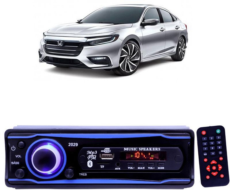 YUNEIK Blue Stereo-999 BLUETOOTH/USB/SD/AUX/FM/MP3 (BLUE & Black)Y-153 Car Stereo  (Single Din)