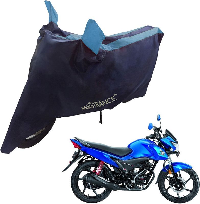 MOTOTRANCE Two Wheeler Cover for Honda  (Livo, Blue)