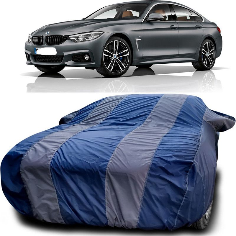 Ascension Car Cover For BMW Gran Coupe (With Mirror Pockets)  (Blue, Grey)
