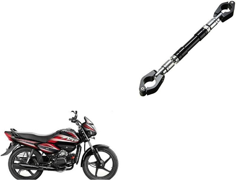 AutoVHPR NX Black Handle Bar Reduces Vibration Handle Bar  (Black, Silver)