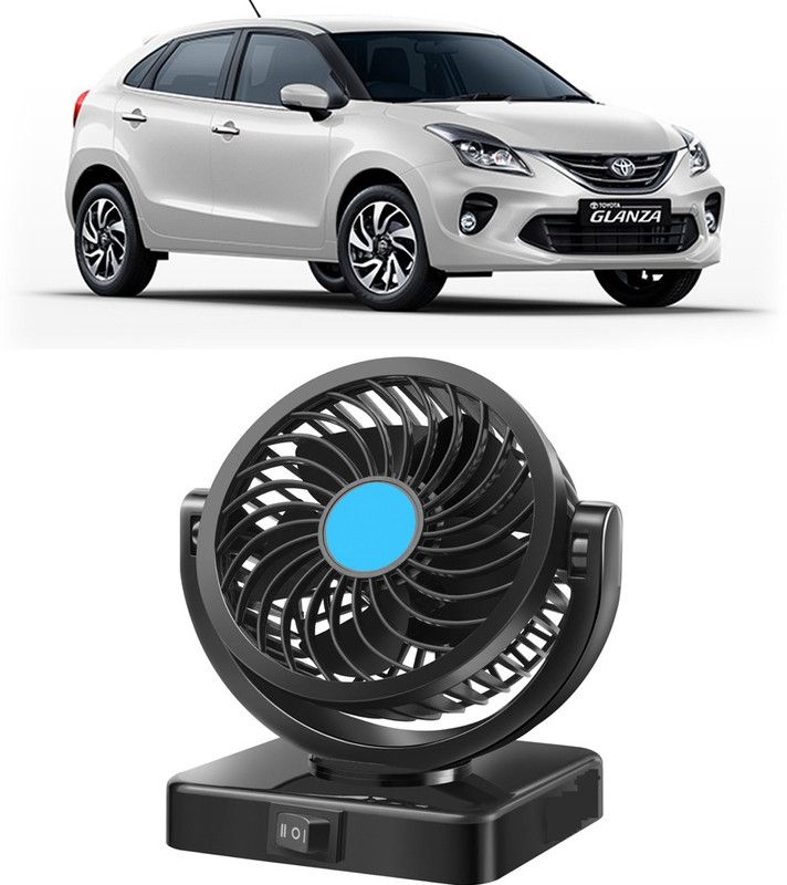 Amulite Cooling Car Fan 360 Degree Rotatable For vehicle-El_ 576 Car Interior Fan  (12 V)