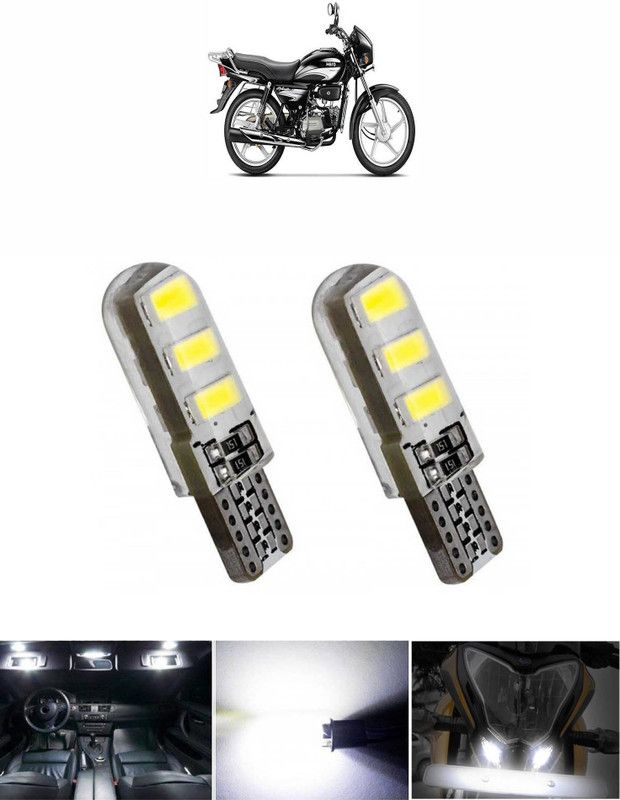 Vagary HIGH QUALITY SILICON FINISH WATERPROOF PARKING/REVERSING/BACK UP LIGHT-133 Back Up Lamp Motorbike LED for Hero (12 V, 8 W)  (Splendor Plus, Pack of 2)