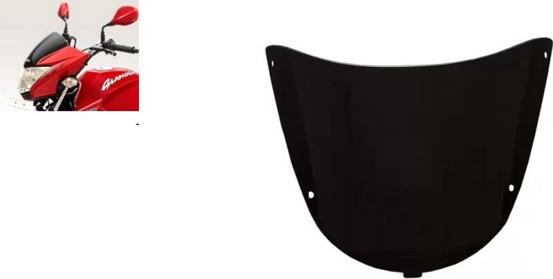 nirwana VISOR GLASS FOR GLAMOUR -7 Bike Headlight Visor