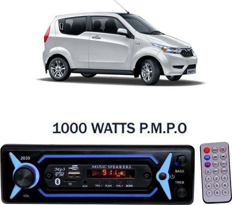JBRIDERZ P-2030 Blue BLUETOOTH/USB/SD/AUX/FM/MP3 Car Stereo ( Single Din) B-262 Car Stereo  (Single Din)