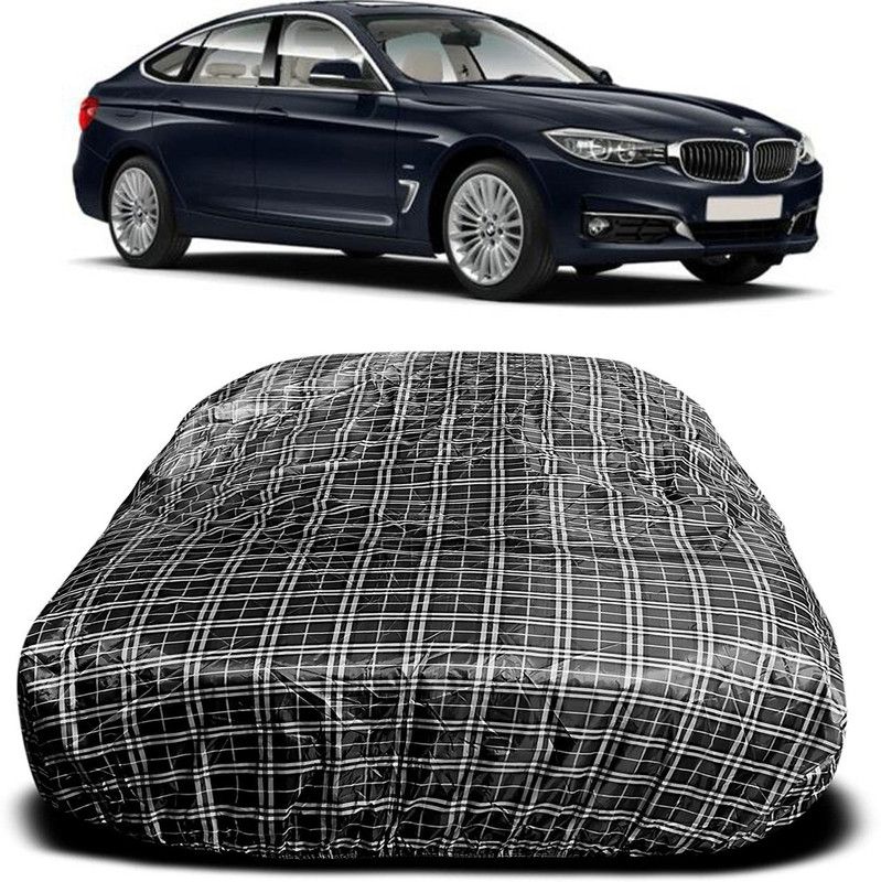 Ascension Car Cover For BMW 3 Series (Without Mirror Pockets)  (Silver, Black)