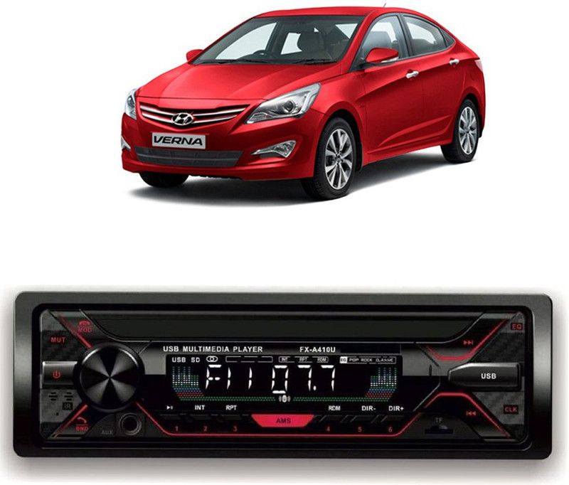 Dvis Car Stereo FX- A100U Car Stereo with Bluetooth, USB, SD Card , Aux D-257 Car Stereo  (Single Din)