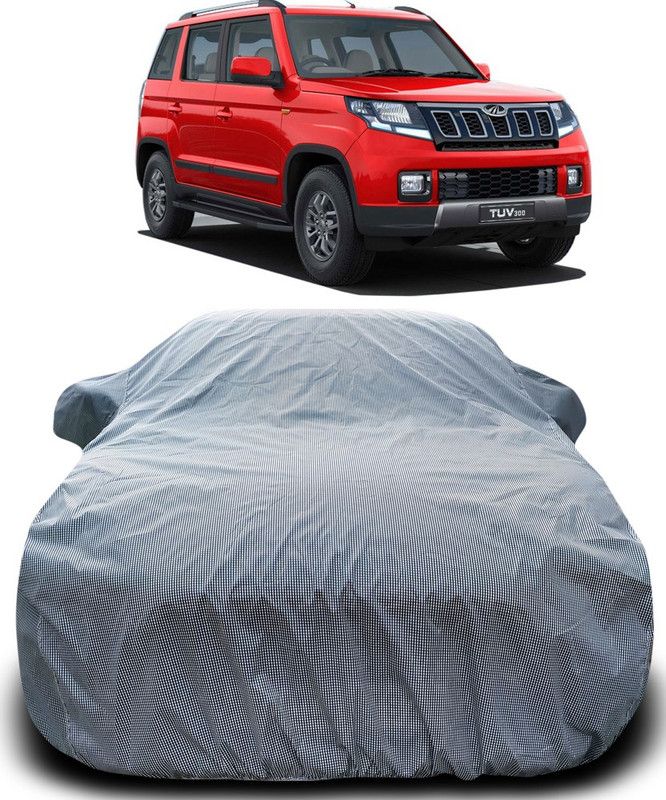 ARN Car Cover For Mahindra TUV300 Facelift (With Mirror Pockets)  (Black, White)