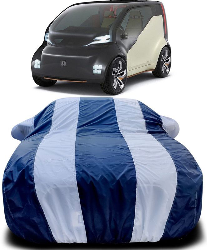 Elegance Car Cover For Honda NeuV (With Mirror Pockets)  (Blue, White)
