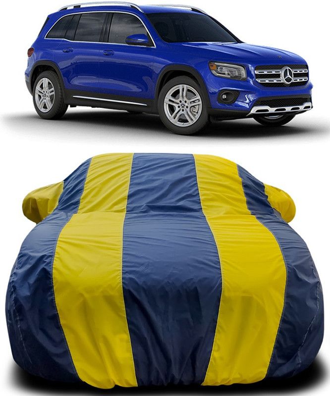Elegance Car Cover For Mercedes Benz GLB (With Mirror Pockets)  (Blue, Yellow)