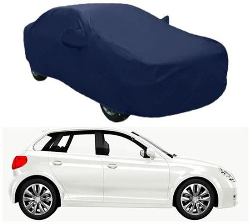 Saksham Motive Car Cover For Fiat Punto Emotion 1.4L (With Mirror Pockets)  (Blue, For 2017 Models)