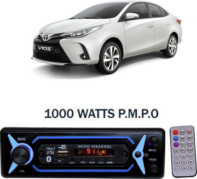 JBRIDERZ P-2030 Blue BLUETOOTH/USB/SD/AUX/FM/MP3 Car Stereo ( Single Din) G-600 Car Stereo  (Single Din)