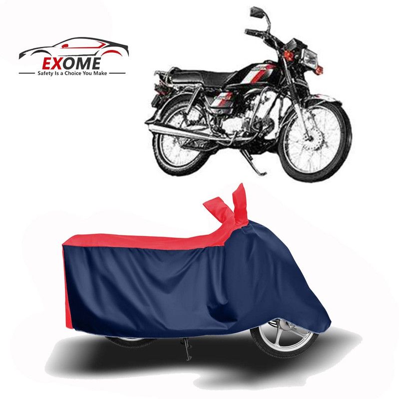 EXOME Two Wheeler Cover for Hero  (CD 100 SS, Red, Blue)